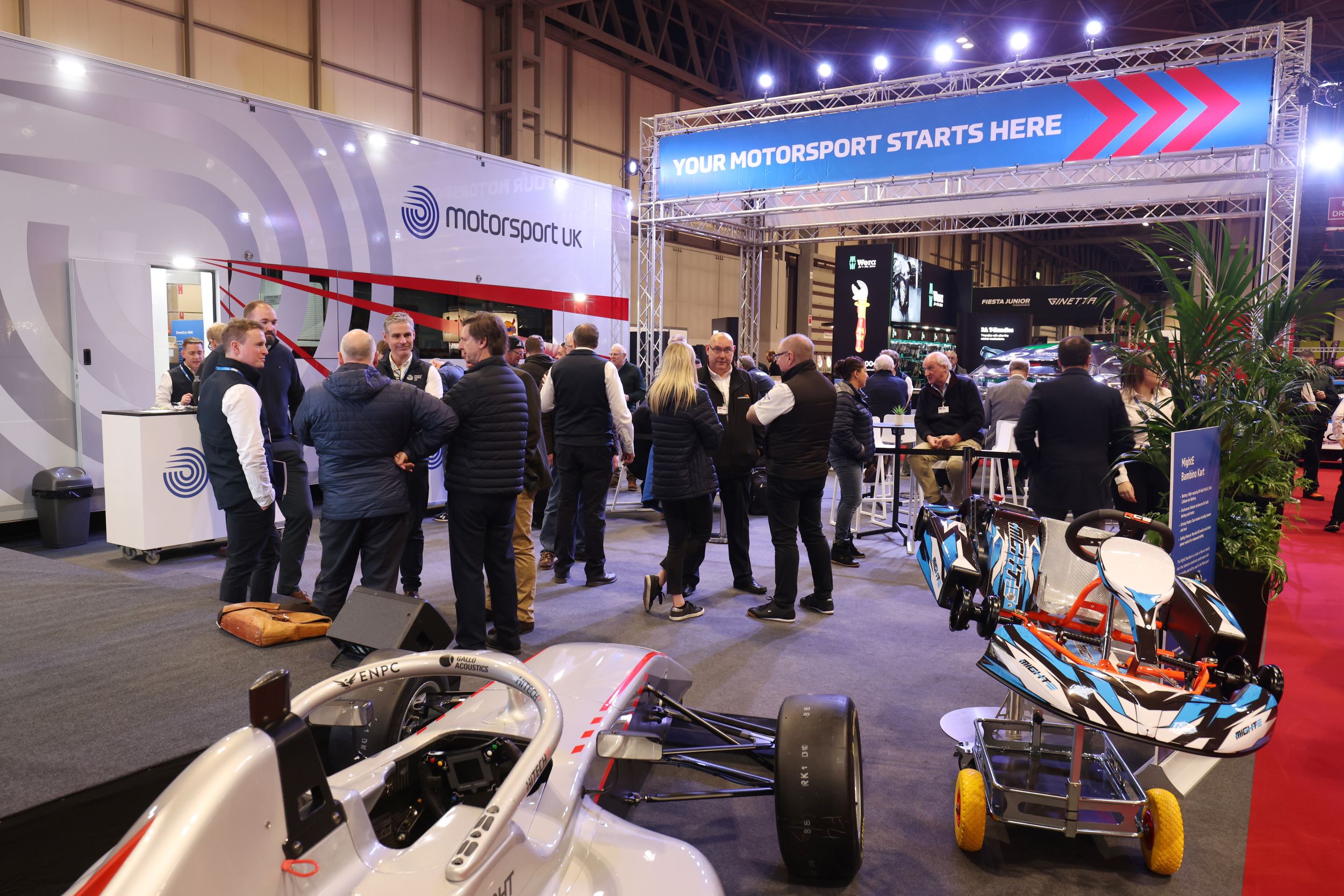 Motorsport UK stand at Autosport International Show